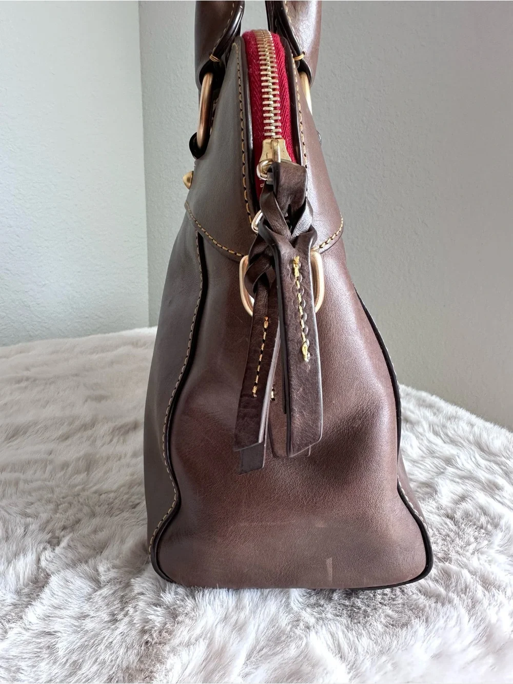 Dooney & Bourke Florentine Cameron Satchel